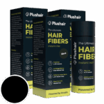 SZETT 3 db Plushair HAIR FIBERS hajszál - fekete