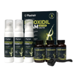Plushair Minoxidil Hab + Dermaroller + Vitaminok SZETT - 3 hónapra